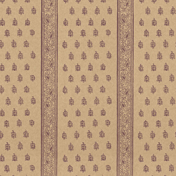 Katsura Stripe wallpaper in aubergine color - pattern number 5005203 - by Schumacher in the Jaipur collection
