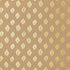 Bakara Leaf wallpaper in gilt color - pattern number 5005233 - by Schumacher in the Jaipur collection