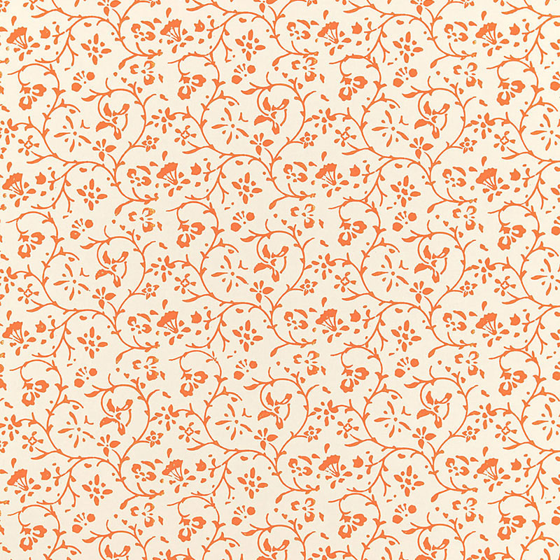 Kyara Vine wallpaper in valencia color - pattern number 5005263 - by Schumacher in the Jaipur collection