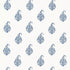 Kerala Paisley wallpaper in delft color - pattern number 5005281 - by Schumacher in the Jaipur collection