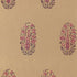 Askandra Flower wallpaper in aubergine and cerise color - pattern number 5005313 - by Schumacher in the Jaipur collection