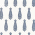Katara Paisley wallpaper in delft color - pattern number 5005331 - by Schumacher in the Jaipur collection