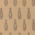 Katara Paisley wallpaper in aubergine and gilt color - pattern number 5005333 - by Schumacher in the Jaipur collection