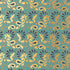 Rampura wallpaper in turquoise color - pattern number 5005343 - by Schumacher in the Jaipur collection