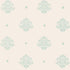Mayla Damask wallpaper in water blue color - pattern number 5005352 - by Schumacher in the Jaipur Hand Block Prints collection