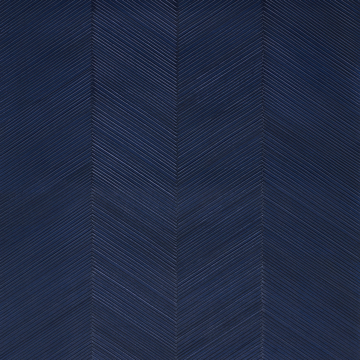Chevron Texture wallpaper in midnight blue color - pattern number 5005654 - by Schumacher in the Textured Wallcoverings and Printed Grasscloths collection