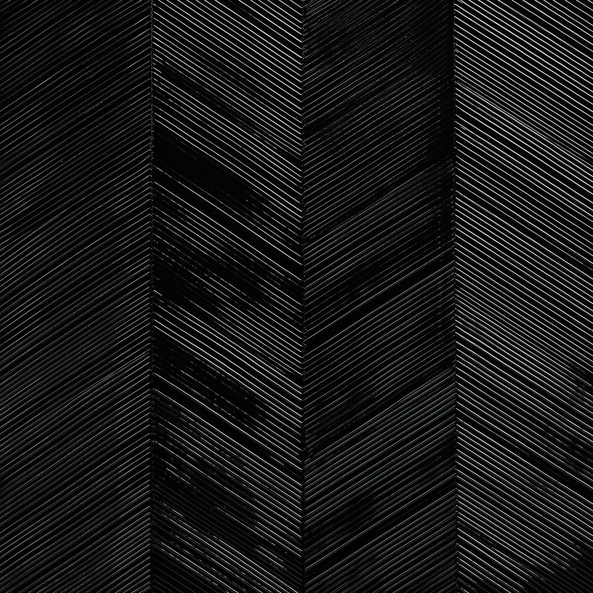 Chevron Texture wallpaper in onyx color - pattern number 5005655 - by Schumacher in the Textured Wallcoverings and Printed Grasscloths collection
