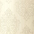 Beaded Damask fabric in alabaster color - pattern number 5005660 - by Schumacher in the Modern Glamour collection