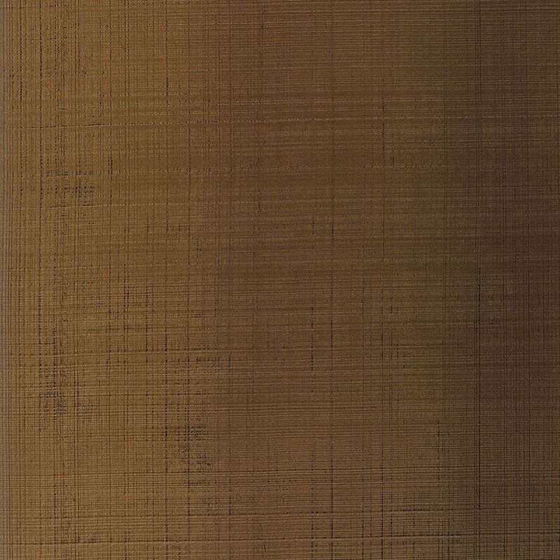 Brushed Plaid wallpaper in burnished bronze color - pattern number 5005785 - by Schumacher in the Modern Glamour collection
