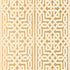 Malaga fabric in gold color - pattern number 5005931 - by Schumacher in the Byzantium collection