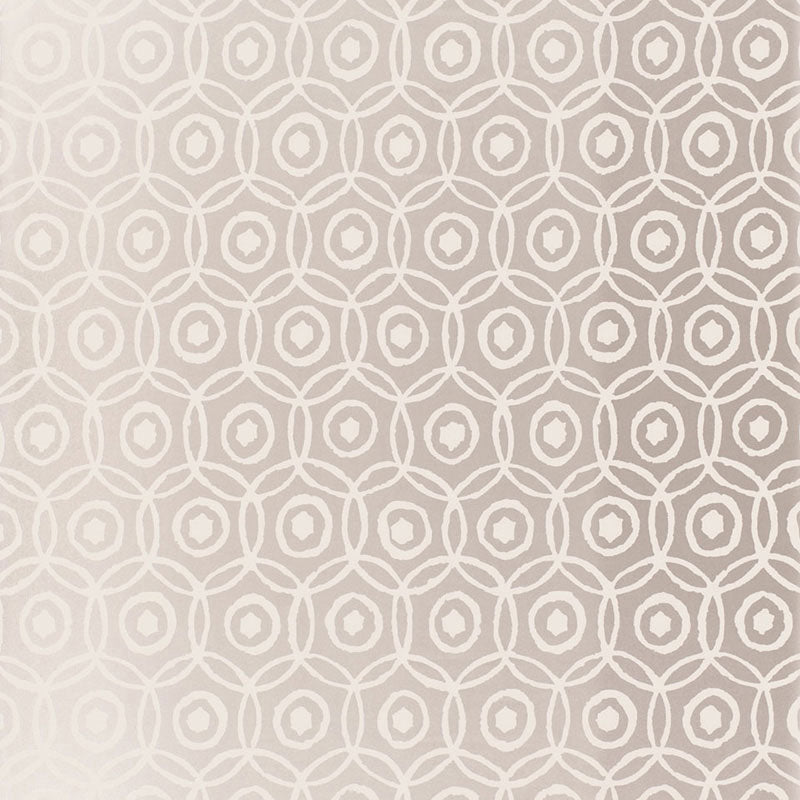 Alcazaba wallpaper in silver color - pattern number 5005950 - by Schumacher in the Byzantium collection