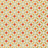 Serallo Mosaic wallpaper in persimmon color - pattern number 5005972 - by Schumacher in the Byzantium collection
