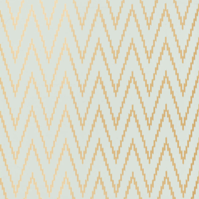 Kasari Ikat wallpaper in aquamarine color - pattern number 5005991 - by Schumacher in the Byzantium collection