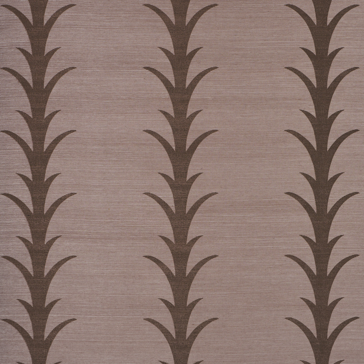 Acanthus Stripe Sisal Wallpaper in rose antique color - pattern number 5006059 - by Schumacher in the Atelier Paris collection