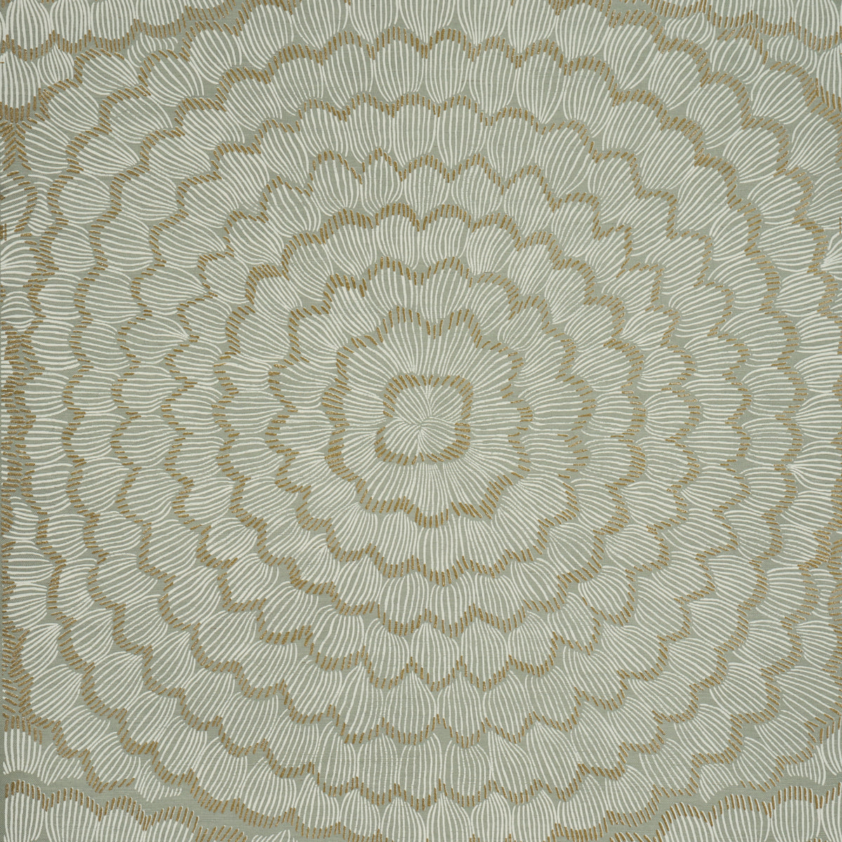 Feather Bloom Sisal Wallpaper in seaglass color - pattern number 5006079 - by Schumacher in the Perennial Favorites collection