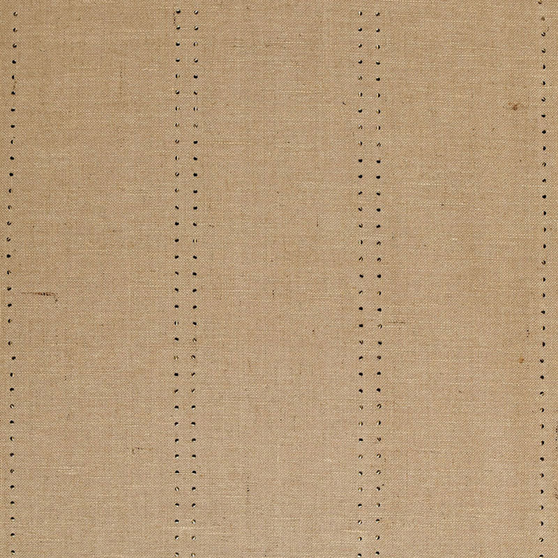 Stud Stripe wallpaper in natural bronze color - pattern number 5006111 - by Schumacher in the Celerie Kemble collection