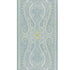 Pasha Paisley wallpaper in sky color - pattern number 5006600 - by Schumacher in the Ottoman Chic collection