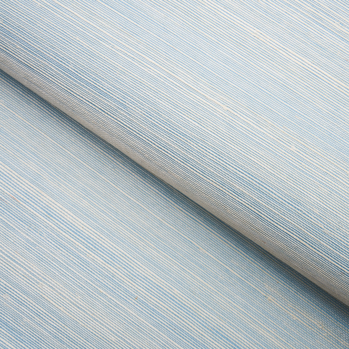 Haiku Sisal wallpaper in cerulean color - pattern number 5006862 - by Schumacher in the Perfect Basics Haruki Sisal collection