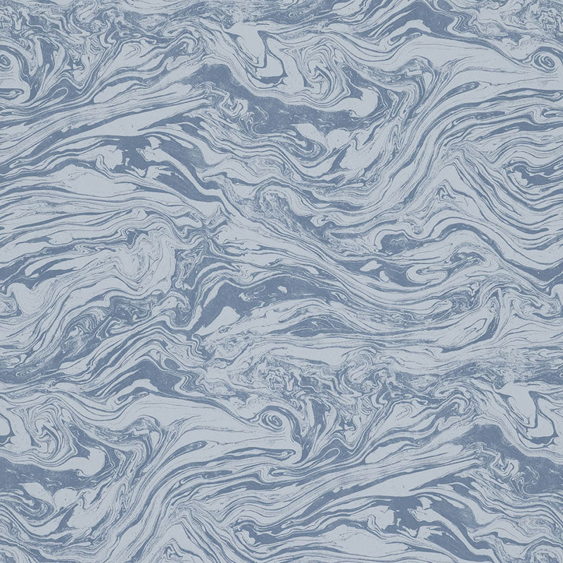 Romeo fabric in lapis color - pattern number 5006891 - by Schumacher in the Fabulous Faux collection