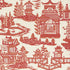 Nanjing fabric in coral color - pattern number 5006910 - by Schumacher in the Print Happy Wallpapers collection