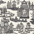 Nanjing fabric in smoke color - pattern number 5006913 - by Schumacher in the Print Happy Wallpapers collection