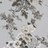 Pyne Hollyhock wallpaper in grisaille color - pattern number 5006923 - by Schumacher in the Print Happy Wallpapers collection