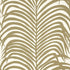 Zebra Palm wallpaper in khaki color - pattern number 5006930 - by Schumacher in the Print Happy Wallpapers collection