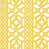 Zanzibar Trellis wallpaper in canary color - pattern number 5006940 - by Schumacher in the Print Happy Wallpapers collection