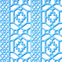 Zanzibar Trellis wallpaper in blue color - pattern number 5006947 - by Schumacher in the Happy Together II collection