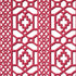 Zanzibar Trellis fabric in laquer red color - pattern number 5006948 - by Schumacher in the Preppy Chic collection