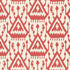 Vientiane Ikat wallpaper in coral color - pattern number 5006950 - by Schumacher in the Print Happy Wallpapers collection