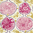 Katsugi wallpaper in fuchsia and chartreuse color - pattern number 5006963 - by Schumacher in the Print Happy Wallpapers collection