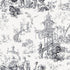 Chinois fabric in smoke color - pattern number 5007000 - by Schumacher in the Print Happy Wallpapers collection