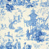 Chinois fabric in china blue color - pattern number 5007002 - by Schumacher in the Print Happy Wallpapers collection