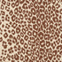 Iconic Leopard fabric in brown on neutral color - pattern number 5007019 - by Schumacher in the Preppy Chic collection