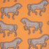 Faubourg wallpaper in orange color - pattern number 5007091 - by Schumacher in the Club Cavalier collection