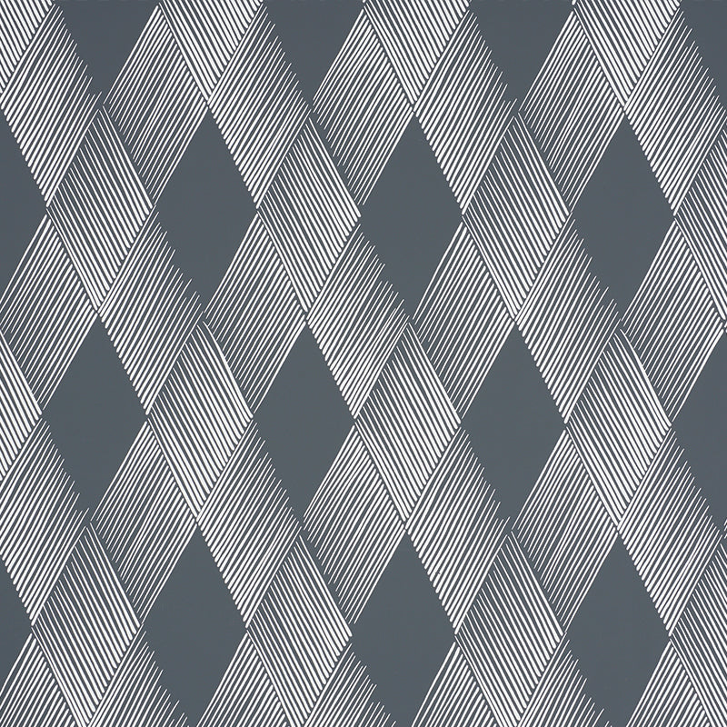 Fetlock wallpaper in carbon color - pattern number 5007131 - by Schumacher in the Club Cavalier collection