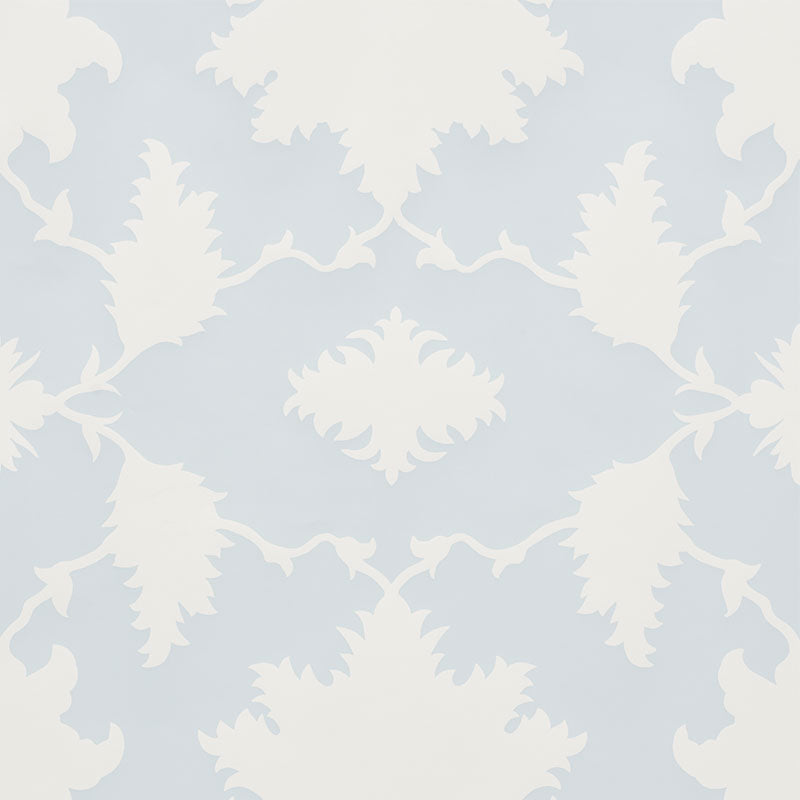 Garden Of Persia wallpaper in mineral color - pattern number 5007150 - by Schumacher in the Mary Mcdonald collection