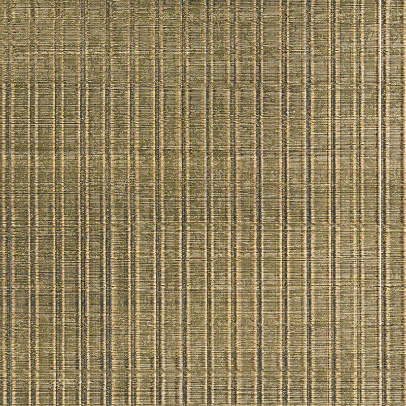 Galvanized Rib wallpaper in aged gold color - pattern number 5007361 - by Schumacher in the Fabulous Faux collection