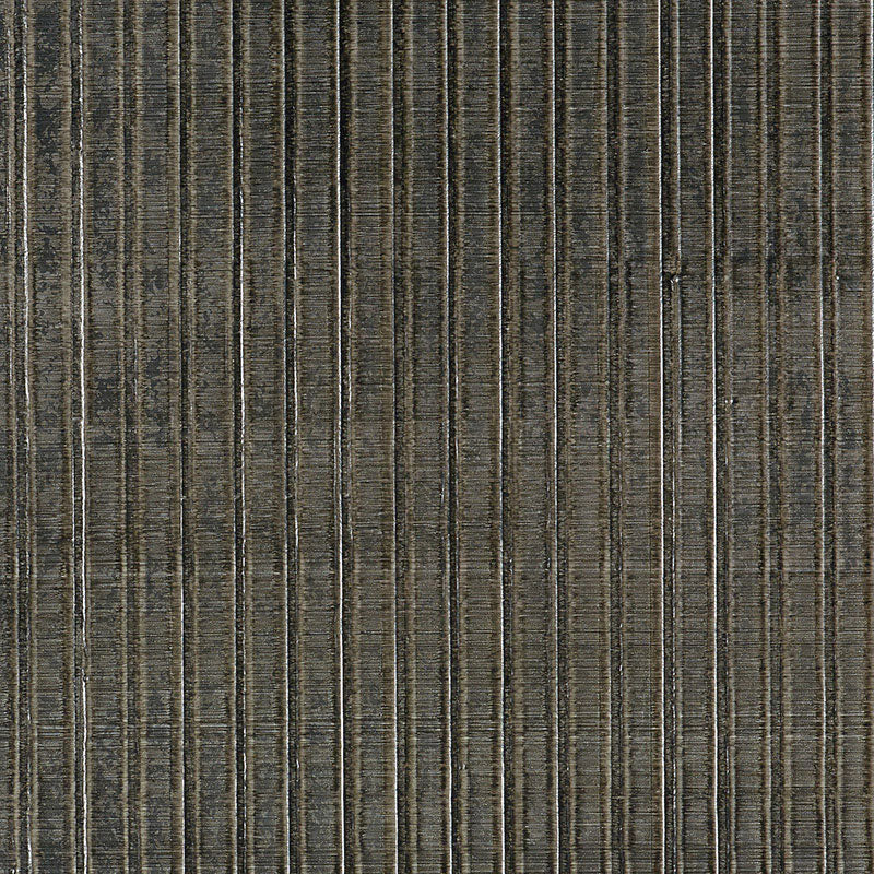 Galvanized Rib wallpaper in gunmetal color - pattern number 5007363 - by Schumacher in the Fabulous Faux collection