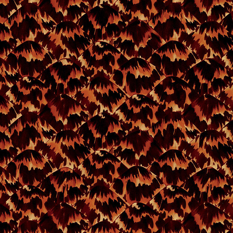 Tortoise wallpaper in natural color - pattern number 5007450 - by Schumacher in the Celerie Kemble collection
