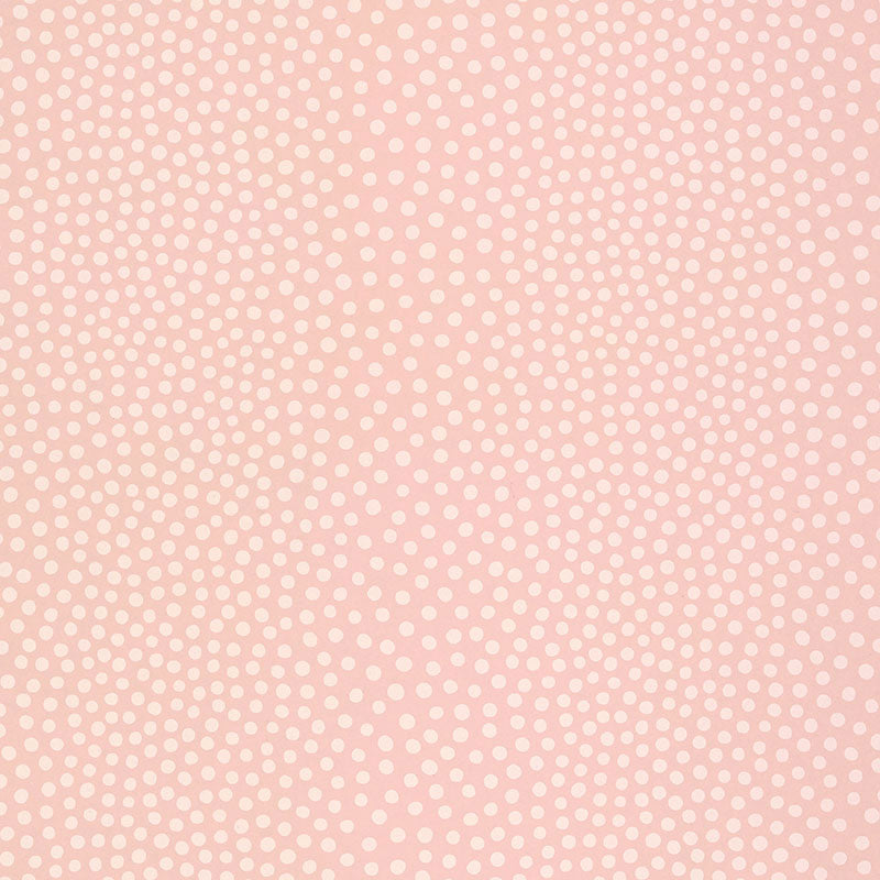 Raindots wallpaper in washed pink color - pattern number 5007500 - by Schumacher in the The Smart Set collection