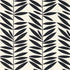 Leaf Stripe fabric in ebony color - pattern number 5007513 - by Schumacher in the Drawn from Nature collection