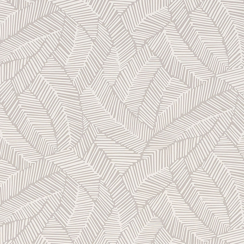 Abstract Leaf wallpaper in dove color - pattern number 5007531 - by Schumacher in the The Smart Set collection