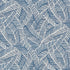 Abstract Leaf wallpaper in navy color - pattern number 5007533 - by Schumacher in the Drawn from Nature collection