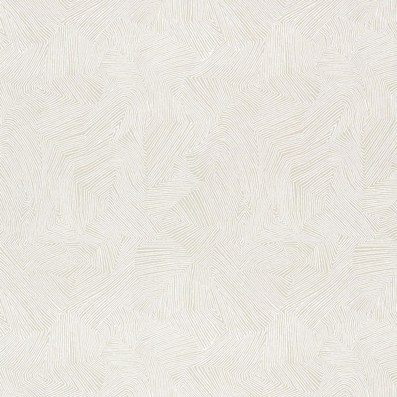 Labyrinth wallpaper in alabaster color - pattern number 5007540 - by Schumacher in the The Smart Set collection