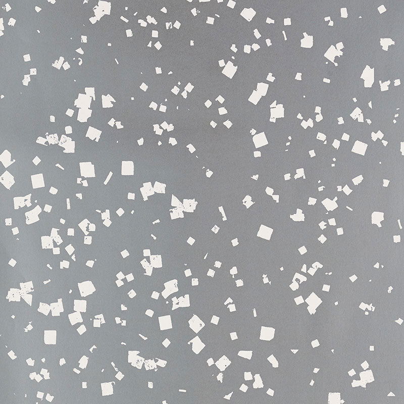 Snow wallpaper in sterling color - pattern number 5007550 - by Schumacher in the Drawn from Nature collection