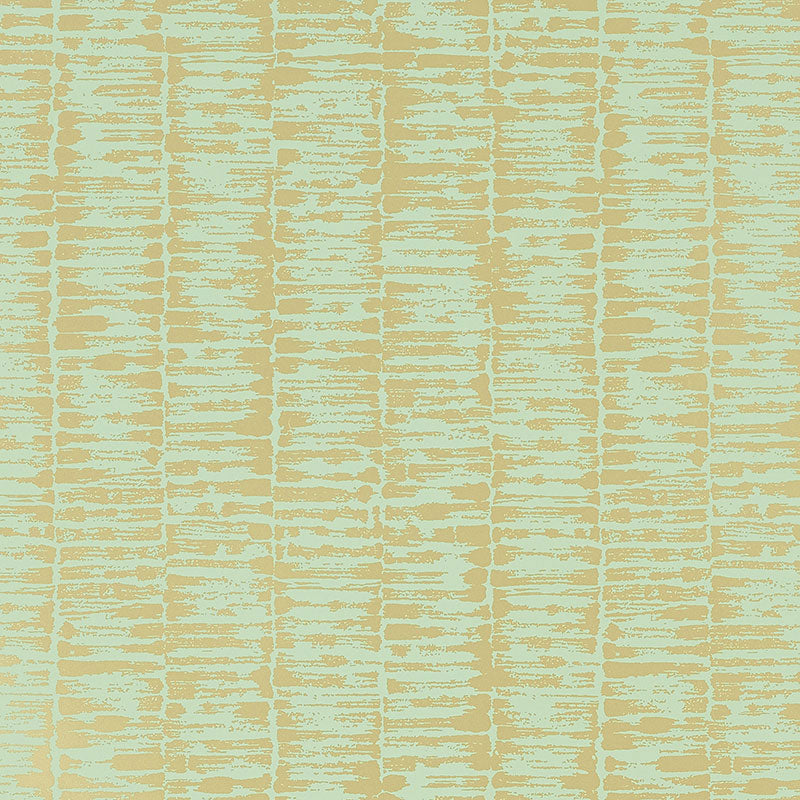 Variations wallpaper in golden leaf color - pattern number 5007583 - by Schumacher in the Drawn from Nature collection