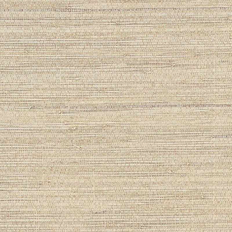 Burnished Raffia wallpaper in burnished ivory color - pattern number 5007820 - by Schumacher in the Quiet Beauty collection