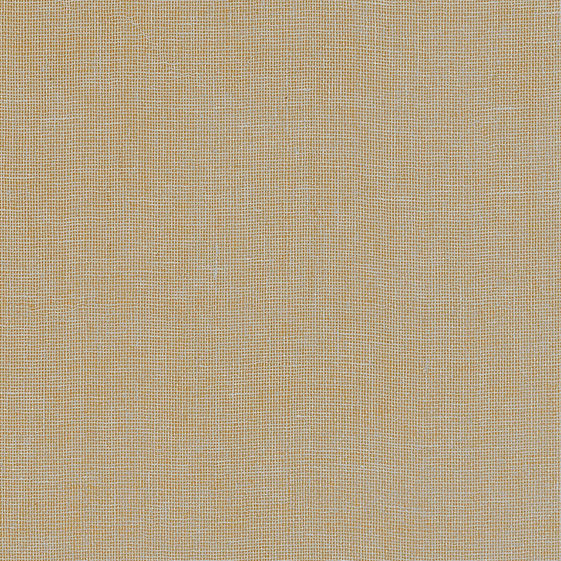 Gilded Linen wallpaper in silver and gold color - pattern number 5007844 - by Schumacher in the Quiet Beauty collection